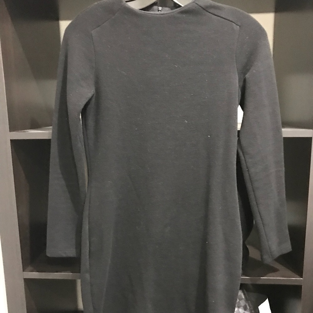 Black long sleeve dress